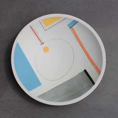 2015, 23cm diameter, porcelain