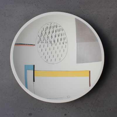 2014, 23cm diameter, porcelain