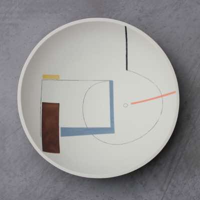 2014, 23cm diameter, porcelain