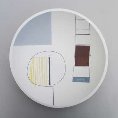 2014, 28cm diameter, porcelain